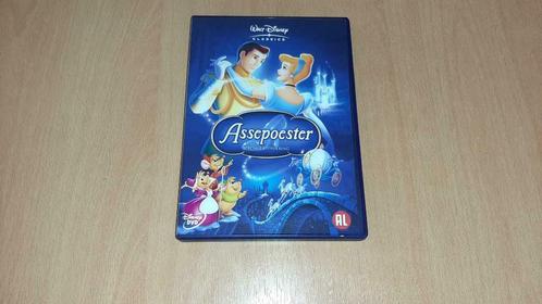 Assepoester (DVD) (Disney) Nieuwstaat, Cd's en Dvd's, Dvd's | Tekenfilms en Animatie, Amerikaans, Tekenfilm, Alle leeftijden, Verzenden