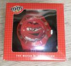 horloge M&M's RED, Ophalen of Verzenden, Zo goed als nieuw, Rood, Jongen of Meisje