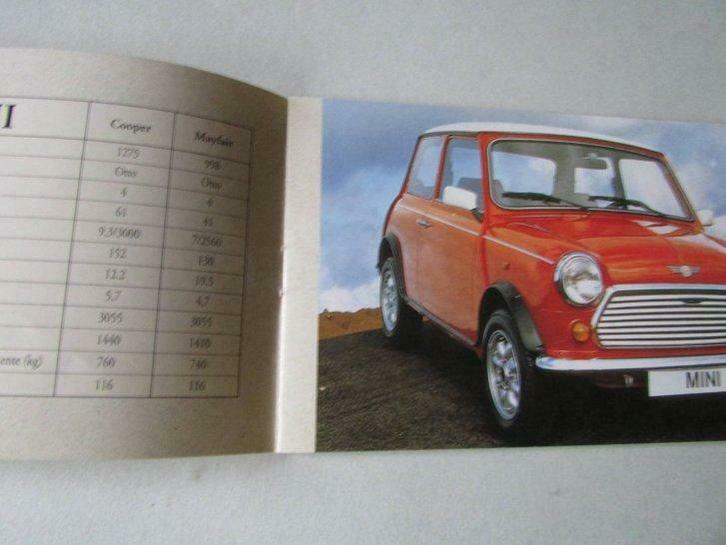 Mini, Rover,  autofolder, Boeken, Auto's | Folders en Tijdschriften, Nieuw, Overige merken, Verzenden