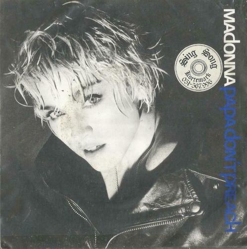 Madonna – Papa don’t preach / Ain’t no big deal - Single, Cd's en Dvd's, Vinyl Singles, Single, Pop, 7 inch, Ophalen of Verzenden