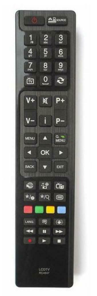 Sharp RC4847 afstandsbediening voor smart led tv, Audio, Tv en Foto, Afstandsbedieningen, Nieuw, Origineel, Tv, Ophalen of Verzenden