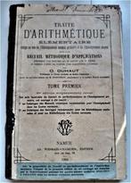 TRAITE D'ARITHMETIQUE 1909, Enlèvement ou Envoi