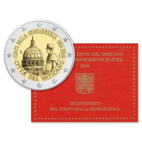 2 euro Vaticaan 2016 - Gendarmerie (BU), Postzegels en Munten, Munten | Europa | Euromunten, Setje, 2 euro, Vaticaanstad, Ophalen of Verzenden