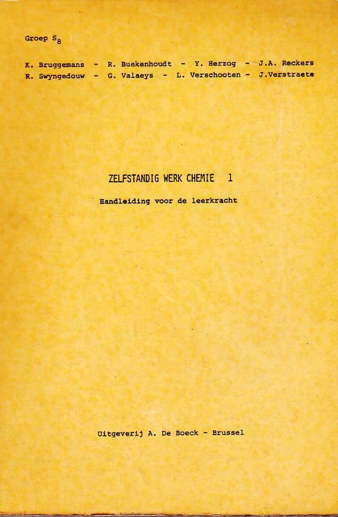 Zelfstandig werk Chemie I en II.., Boeken, Schoolboeken, Gelezen, Scheikunde, ASO, Ophalen of Verzenden
