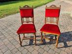 chaise rouge, Maison & Meubles, Chaises, Comme neuf, Bois, Rouge, Enlèvement ou Envoi