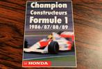 Sticker Honda Senna 1986/87/88/89 Champion constructeurs, Enlèvement ou Envoi