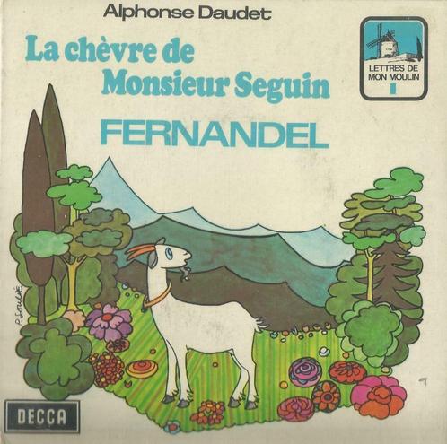 Fernandel - La chève de Monsieur Seguin – Single, Cd's en Dvd's, Vinyl Singles, Gebruikt, Single, Humor en Cabaret, 7 inch, Ophalen of Verzenden