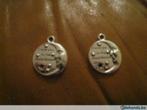 Hangertje vr geliefden / BFF / bijzonder iemand / valentijn, Ophalen of Verzenden, Zo goed als nieuw, Zilver, Kruis of Symbool