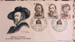 FIRST DAY COVER- SCHILDERIJEN- SCHILDERS- RUBENS- VAN DIJCK, Ophalen of Verzenden, Gestempeld, Overige thema's