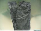 Donkergrijze skinny meisjes jeans met motief America Today, Kinderen en Baby's, Ophalen of Verzenden, Gebruikt, Meisje, Broek