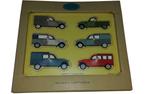 Puzzle en bois voitures Citroen 2cv Fourgonnettes Neuf, Nieuw, Overige typen, Ophalen of Verzenden