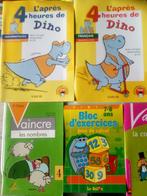 7 livres de maths, français et néerlandais pour enfants