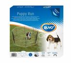 Puppyren Zwart 60x60cm 8-delig, Dieren en Toebehoren, Hondenhokken, Ophalen, Hondenkennel, Minder dan 65 cm, Minder dan 75 cm