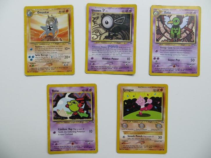 Cartes Pokémon Wizards Neo Discovery, Hobby en Vrije tijd, Verzamelkaartspellen | Pokémon, Gebruikt, Losse kaart, Ophalen of Verzenden