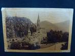 oude prentkaart Lourdes, Frankrijk, Gelopen, Verzenden