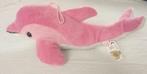 roze pluchen dolfijn hanglintje, Overige typen, Gebruikt, Ophalen of Verzenden