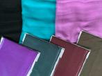 7 chiffon zijden sjaals 180x55cm voor viltwerk of andere, Hobby en Vrije tijd, Nieuw, Overige typen, Ophalen of Verzenden