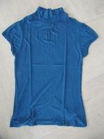 blauw t-shirt korte mouwen, maat S, Kleding | Dames, T-shirts, Gedragen, Blauw, Ophalen of Verzenden, Maat 36 (S)
