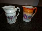 2 anciens pots à lait en porcelaine pot à lait vaisselle, Enlèvement ou Envoi