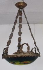 art deco pate de verre hanglamp Loti Nancy, Antiek en Kunst, Antiek | Verlichting, Ophalen