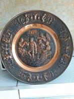 Metalen dienblad, Ophalen of Verzenden, Gebruikt, Ovaal, Metaal