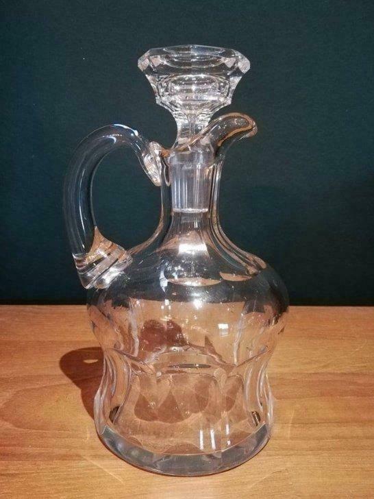 Carafe avec anse en cristal de Saint Louis /Baccarat, Antiek en Kunst, Antiek | Glaswerk en Kristal