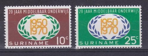 Suriname 1970 20 ans d'enseignement secondaire **, Timbres & Monnaies, Timbres | Surinam, Non oblitéré, Envoi