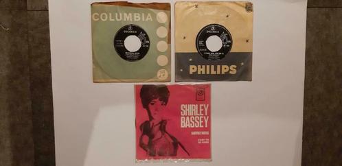 3 vinyl singles Shirley Bassey, Cd's en Dvd's, Vinyl Singles, Single, Pop, 7 inch, Ophalen of Verzenden