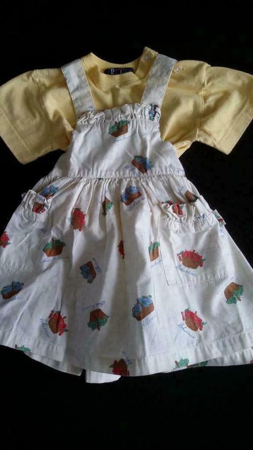 Jurk / kleedje fruit + T-shirt merkkledij Baby Cool, Kinderen en Baby's, Babykleding | Maat 68, Nieuw, Meisje, Jurkje of Rokje