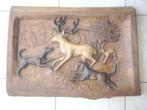 Handgesculpteerde kader " Jachttafereel", Antiek en Kunst, Ophalen of Verzenden