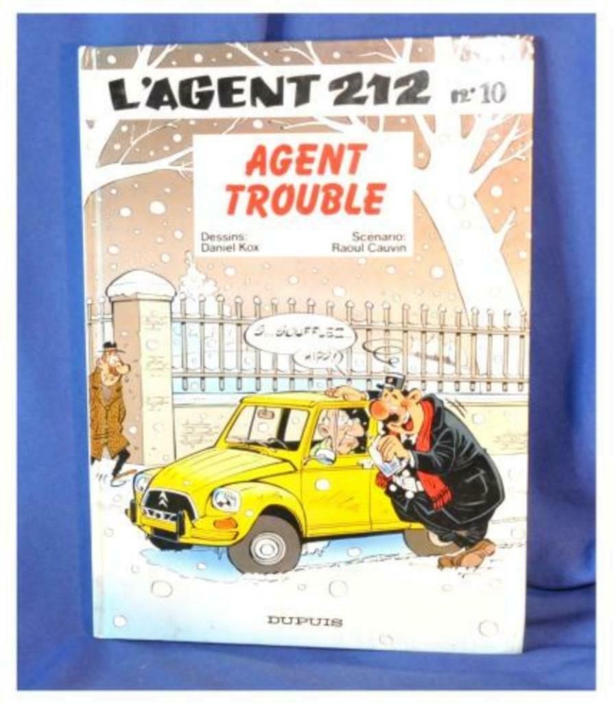 § bd l'agent 212 n10 " l'agent trouble "annee 1988, Livres, Une BD, Enlèvement ou Envoi, Utilisé