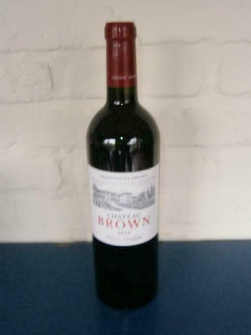 1 fles Chateau Brown 2010, Verzamelen, Wijnen, Rode wijn, Frankrijk, Ophalen of Verzenden