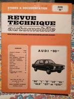 Revue Technique Automobile Audi 80 1er modèle, Ophalen of Verzenden