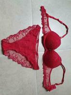 Ensemble rouge soutien-gorge Lise Charmel 70D, string L, Enlèvement ou Envoi