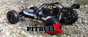 RC Benzine Pitbull Evolution Buggy 2-WD 1:5.27cc.2.7 PK RTR, Enlèvement ou Envoi, Neuf, Essence