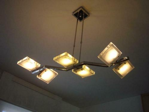 Verlichting  Pendel Grupo Faladesa  6 richtbare spots gratis, Huis en Inrichting, Lampen | Spots, Zo goed als nieuw, Plafondspot of Wandspot