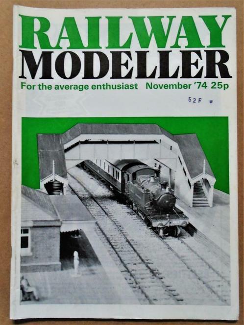 Railway Modeller, For the average enthousiast, November '74, Hobby & Loisirs créatifs, Trains miniatures | Échelles Autre, Utilisé