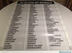 Jan Vercruysse poster belgian art biennales, Antiek en Kunst