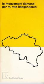 M. van Haegendoren, Le mouvement Flamand., Livres, Enlèvement ou Envoi, Comme neuf, Non-fiction