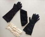 Vintage/Brocant set witte en 2paarzijde handschoenen & tasje, Kleding | Heren, Handschoenen, Ophalen of Verzenden, Zo goed als nieuw