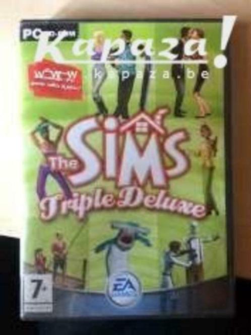The Sims 1 - Triple Deluxe, Games en Spelcomputers, Games | Pc, Gebruikt, Role Playing Game (Rpg), 1 speler, Vanaf 7 jaar, Eén computer