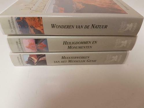 3 VHS videofilms serie De Grootste Wereldwonderen Reader's D, Cd's en Dvd's, VHS | Documentaire, Tv en Muziek, Documentaire, Alle leeftijden