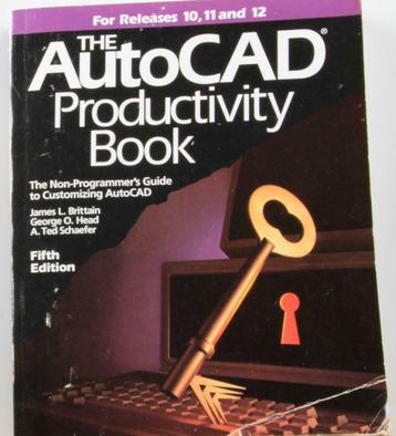 The Autocad productivity book foor rel 10,11&12, Enlèvement ou Envoi, Utilisé, Logiciel