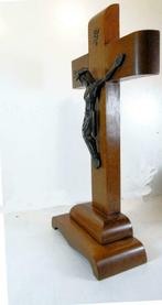 crucifix * Crucifix Art Déco avec corpus Christi en bronze, Enlèvement ou Envoi