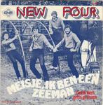 45T: New Four: Meisje ik ben een zeeman, CD & DVD, Vinyles | Néerlandophone, Autres formats, Utilisé, Enlèvement ou Envoi