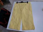HAMPTON BAYS 7/8 dames broek NIEUW, Kleding | Dames, Ophalen of Verzenden, Nieuw, Maat 38/40 (M), Geel