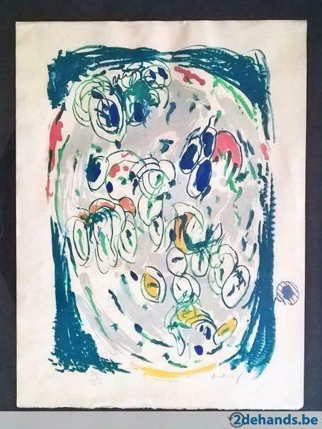 Waterzooi - Pierre Alechinsky, Antiek en Kunst, Kunst | Litho's en Zeefdrukken, Ophalen