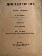 Gesigneerd; R. Sterckx - Leerboek der scheikunde - 1946, Gelezen, R. Sterckx, Ophalen of Verzenden