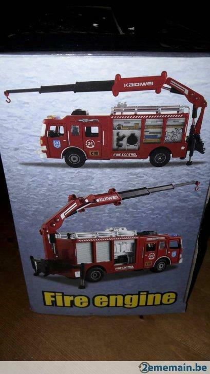 camion de pompier avec grue, Enfants & Bébés, Jouets | Véhicules en jouets, Neuf, Enlèvement