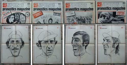 Cyclisme: Sports pronostics magazine: 4 numéros + AFFICHES!!, Livres, Livres de sport, Comme neuf, Enlèvement ou Envoi